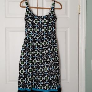 🍁Morgan McFeeters floral/geometric design dress